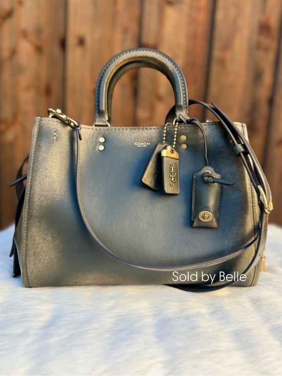 Coach Handbags - NWOT Coach Rogue Bag 31 In Loved Leather Brass Green